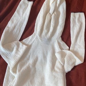 Patagonia creme hooded top